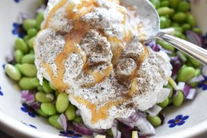 DSC_0164 • nogetiovnen.dk Salat med edamamebønner - nem opskrift med edamame bønner