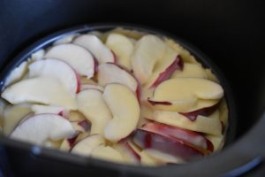 Æbletærte i airfryer med nem mørdej - sprød og lækker