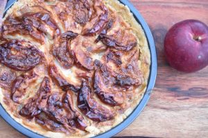 Æbletærte i airfryer med nem mørdej - sprød og lækker