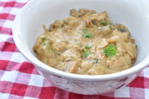 Champignon a la creme opskrift - flødestuvet champignon