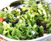 Salat med brombær - nem brombærsalat