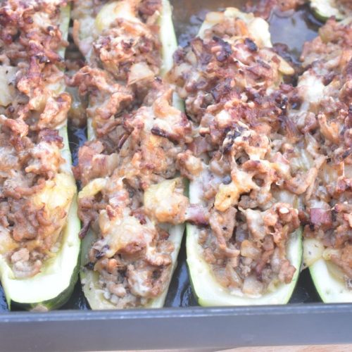 Fyldte squash - nem opskrift på fyldt farseret squash