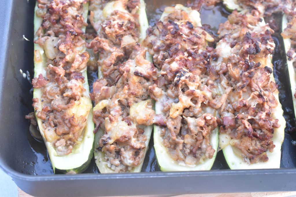 Fyldte squash - nem opskrift på fyldt farseret squash