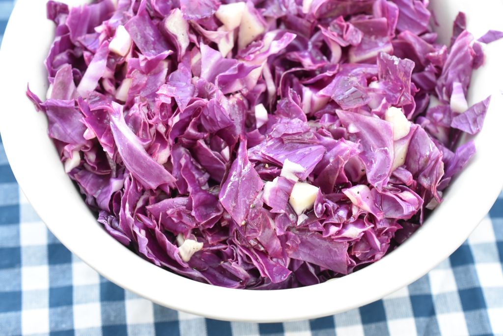 Marineret spidskål - salat med rød spidskål i nem marinade
