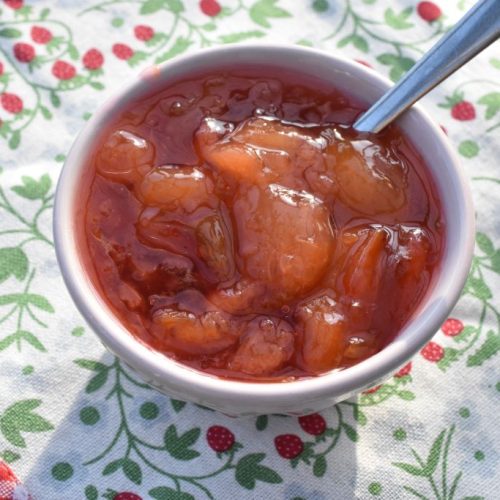 Blommekompot nem opskrift - til skyr, ost og brød