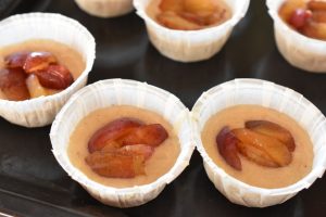 Blommemuffins med crumble topping