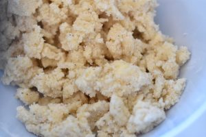 Blommemuffins med crumble topping