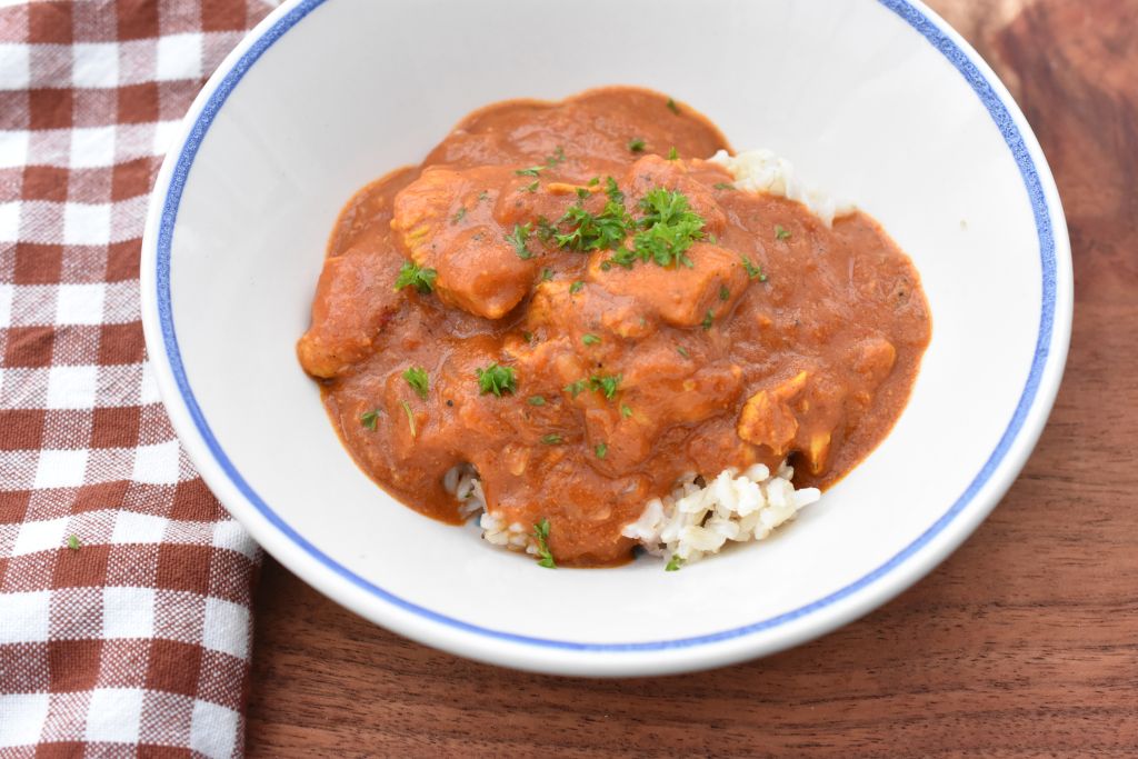 Tikka masala - nem opskrift på chicken tikka massala