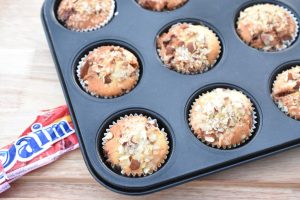 Daim muffins - nem muffin opskrift med Daim chokolade