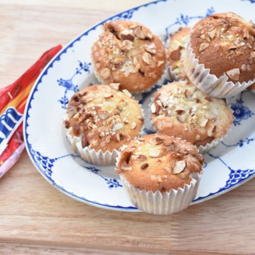 Daim muffins - nem muffin opskrift med Daim chokolade