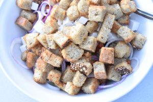 DSC_0506 • nogetiovnen.dk Panzanella - opskrift på italiensk brødsalat