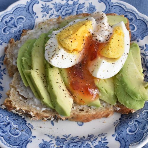 Avocadomad med æg - nem hurtig opskrift