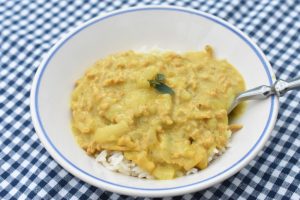 DSC_0856 • nogetiovnen.dk Millon karry med ris - nem hurtig udgave af boller i karry