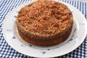 Drømmekage i airfryer opskrift - kage med kokostopping