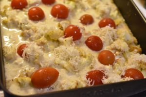 DSC_2927 • nogetiovnenstaging.com Blomkålstærte - opskrift på vegetarisk tærte med blomkål