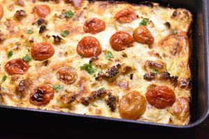 DSC_2935 • nogetiovnenstaging.com Blomkålstærte - opskrift på vegetarisk tærte med blomkål