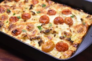 DSC_2938 • nogetiovnenstaging.com Blomkålstærte - opskrift på vegetarisk tærte med blomkål