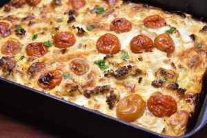 DSC_2939 • nogetiovnen.dk Blomkålstærte - opskrift på vegetarisk tærte med blomkål