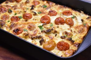 DSC_2940 • nogetiovnenstaging.com Blomkålstærte - opskrift på vegetarisk tærte med blomkål
