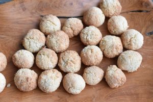 Kransekagekugler med mandelmel - nem opskrift