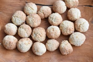 Kransekagekugler med mandelmel - nem opskrift