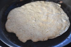 Pandekager med hytteost og havregryn - proteinpandekager