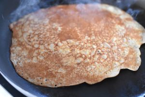 Pandekager med hytteost og havregryn - proteinpandekager