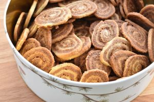 Kanelsnegle småkager - opskrift på kanelsnegle cookies