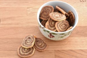 Kanelsnegle småkager - opskrift på kanelsneglecookies