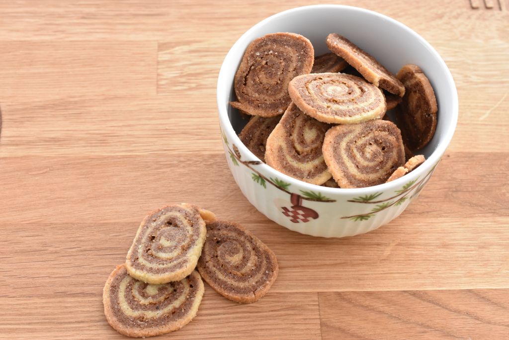 Kanelsnegle småkager - opskrift på kanelsneglecookies