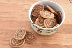 Kanelsnegle småkager - opskrift på kanelsnegle cookies