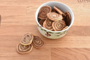 Kanelsnegle småkager - opskrift på kanelsnegle cookies
