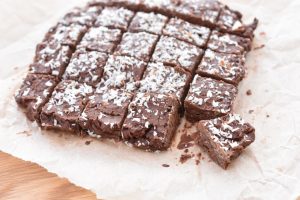 Chokolade fudge med kondenseret mælk - meget nem opskrift