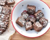 Chokolade fudge med kondenseret mælk - meget nem opskrift