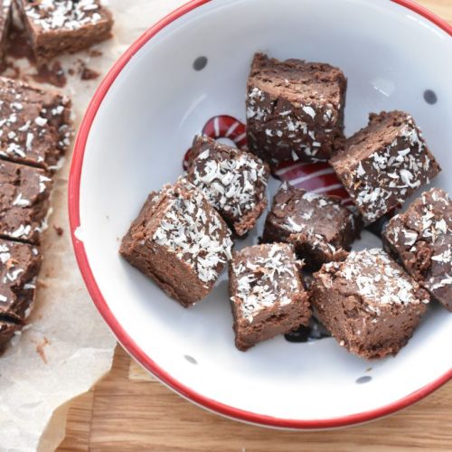 Chokolade fudge med kondenseret mælk - meget nem opskrift