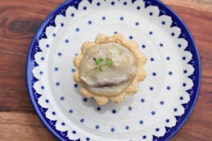 Tarteletter med and - tarteletfyld med rester af andesteg