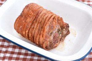 DSC_3667 • nogetiovnen.dk Porchetta i ovn - italiensk rullesteg med sprød svær