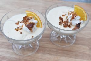 Appelsinfromage - nem opskrift på dessert med appelsiner