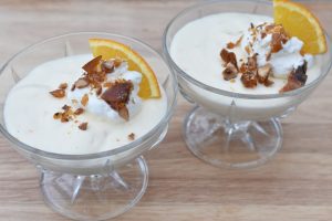 Appelsinfromage - nem opskrift på dessert med appelsiner