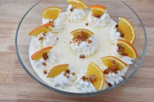 Appelsinfromage - nem opskrift på dessert med appelsiner