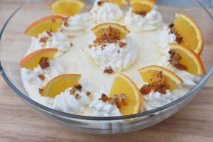 Appelsinfromage - nem opskrift på dessert med appelsiner