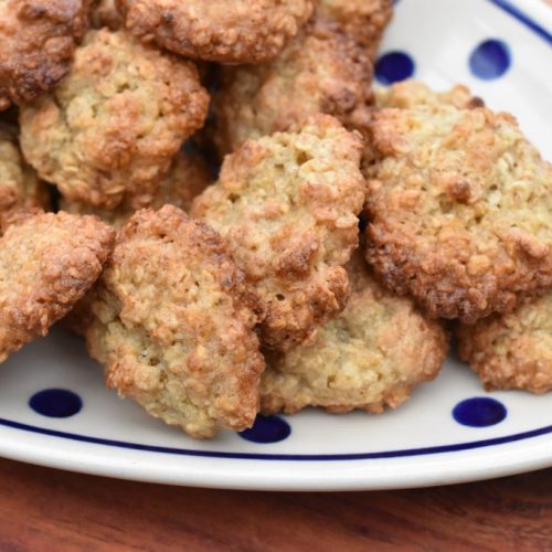 Havremakroner - opskrift på tykke havregrynskager