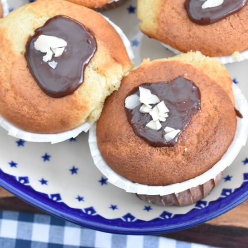 Saftige muffins med græsk yoghurt - opskrift