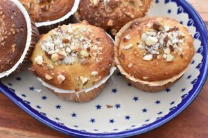 Amerikanske muffins med olie og skyr - nem opskrift