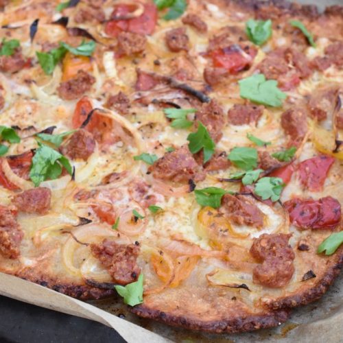 Sund pizza - opskrift på pizzabund med skyr og havregryn