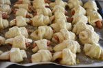 Mini pølsehorn - små pølsehorn med cocktailpølser