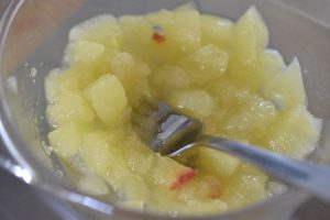 Chokolade muffins med æblemos - opskrift