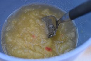 Chokolade muffins med æblemos - opskrift