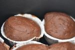 Chokolade muffins med æblemos - opskrift