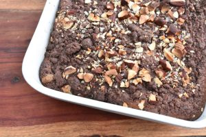 Smuldrekage med kakao - nem kakao crumble